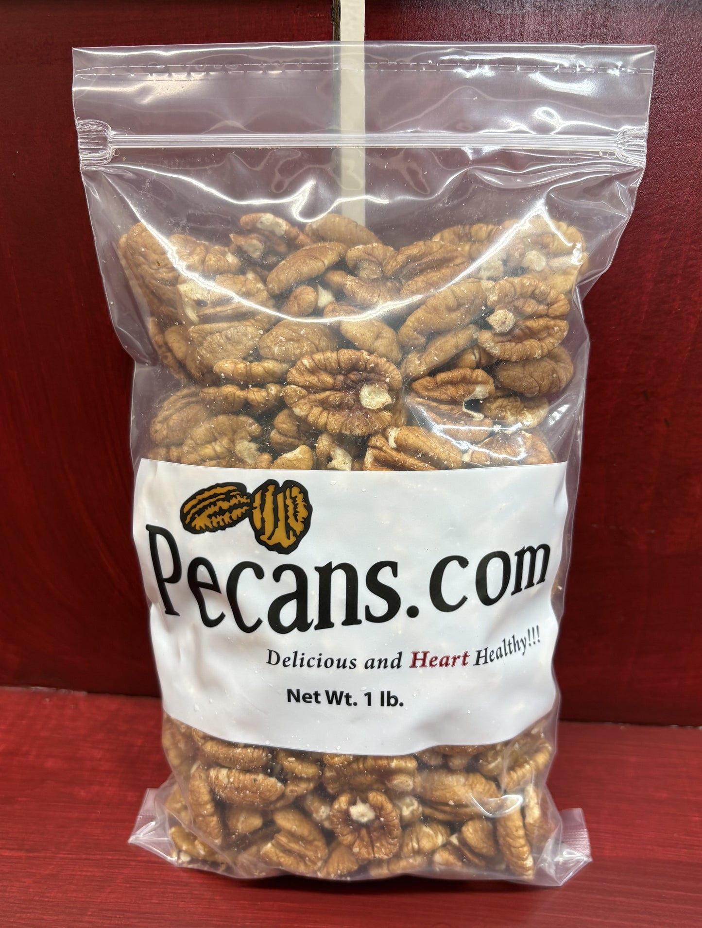 1 pound bag Pecans.com fresh shelled Pecan Halves. 4 cups , perfect for a pie