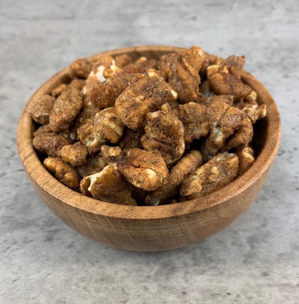 Bulk Hickory Smoke Pecans 25lb Box