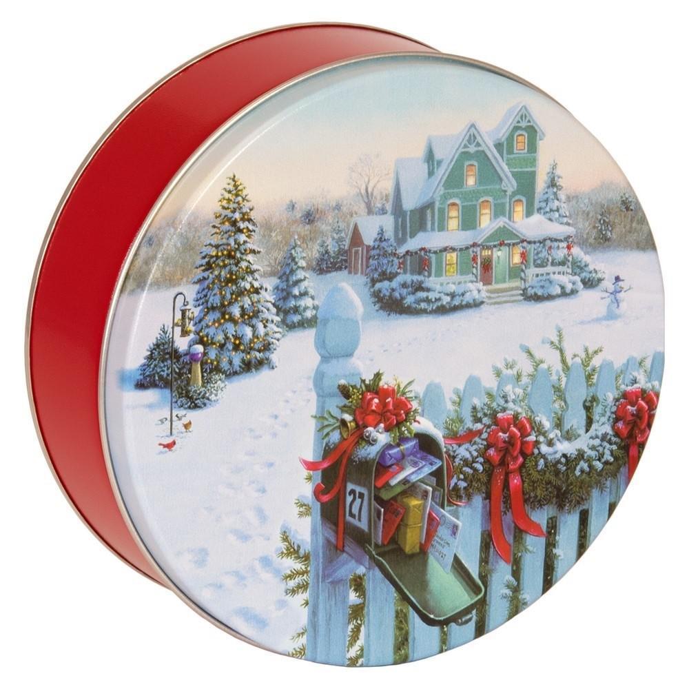 1lb Round Tin Container (ASSORTED)