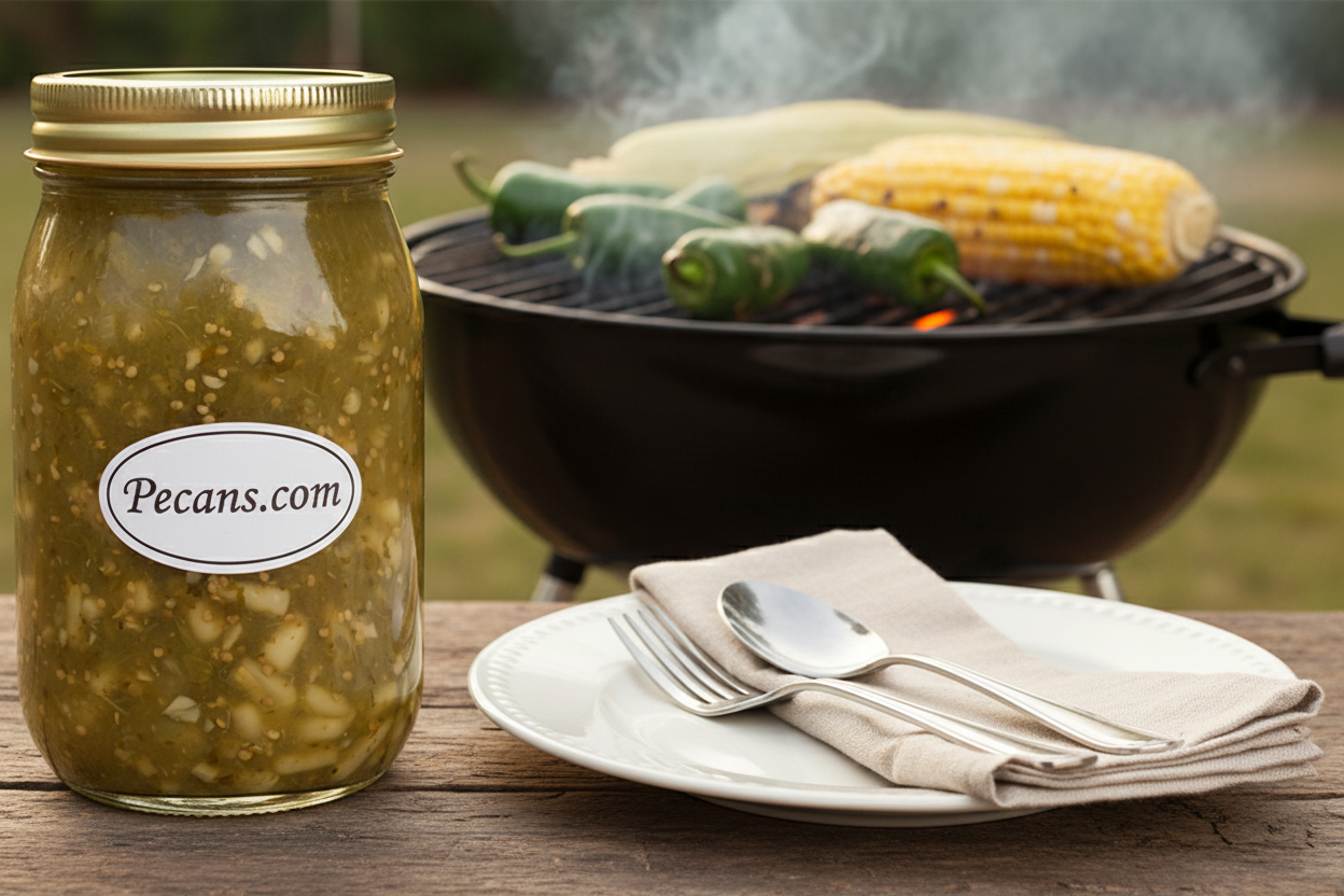 Hatch green corn tamale salsa