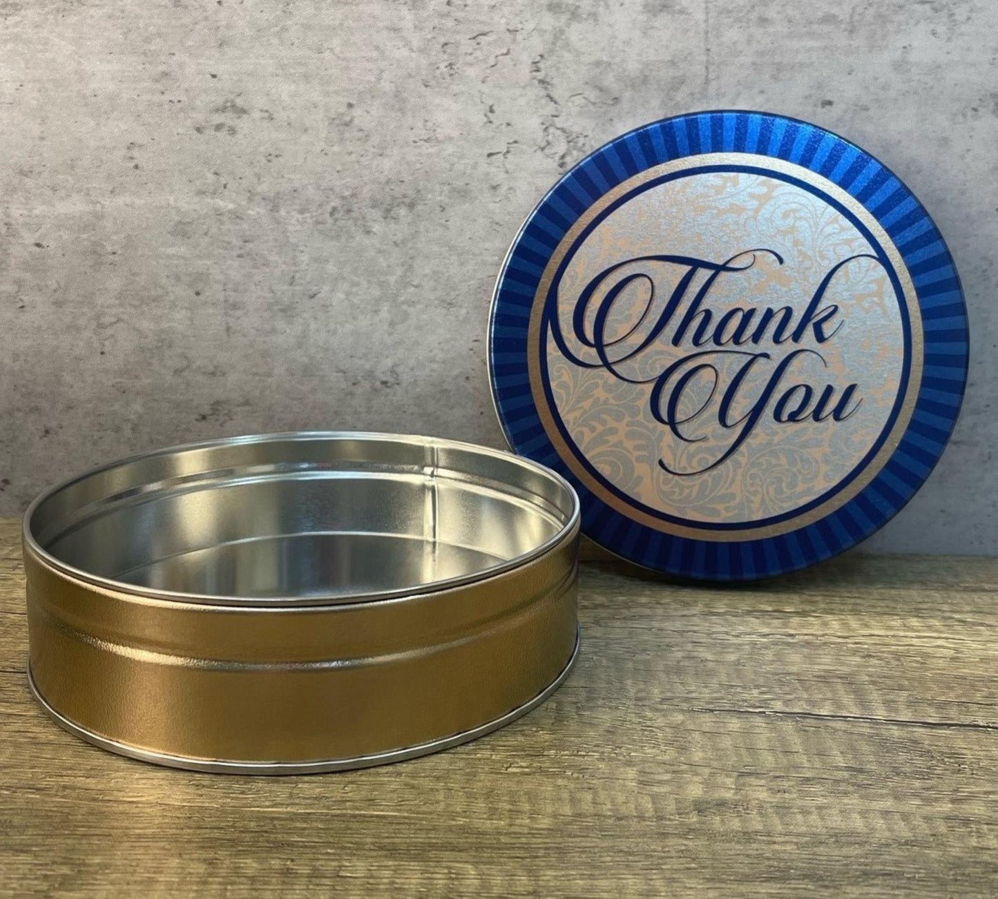 1/2lb Round Tin Container (ASSORTED)