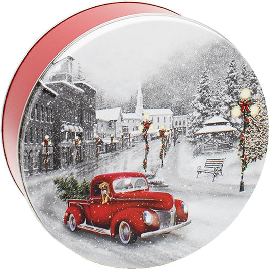 1.5lb Round Tin Container (ASSORTED)