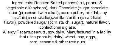 7oz Dark Chocolate Gran Marnier Pecans