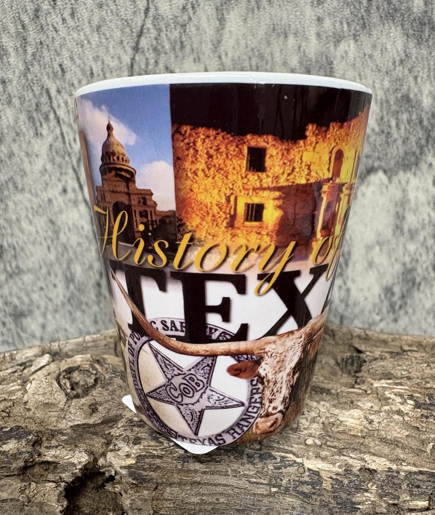 Shot Glass History of Texas