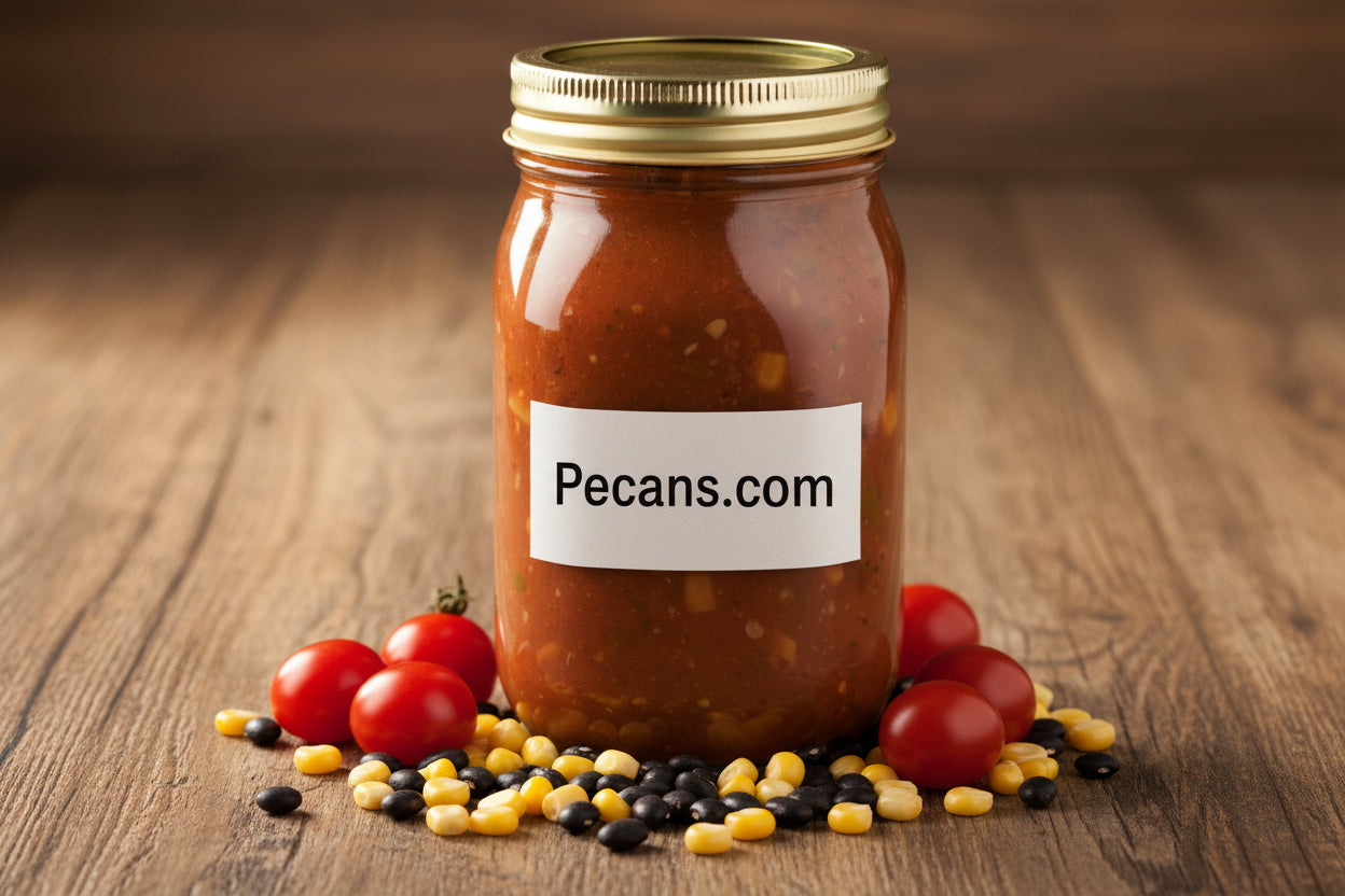 Black bean and corn salsa, its almost a meal unto itself.