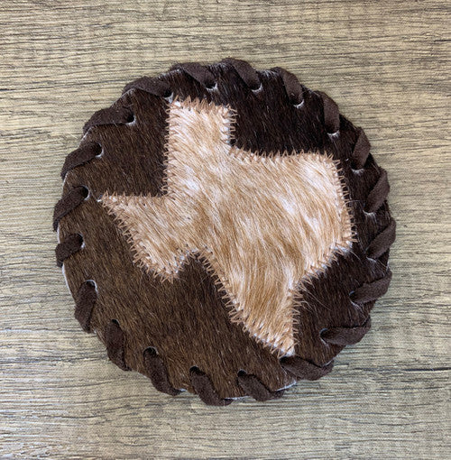 Rustic Leather Coasters