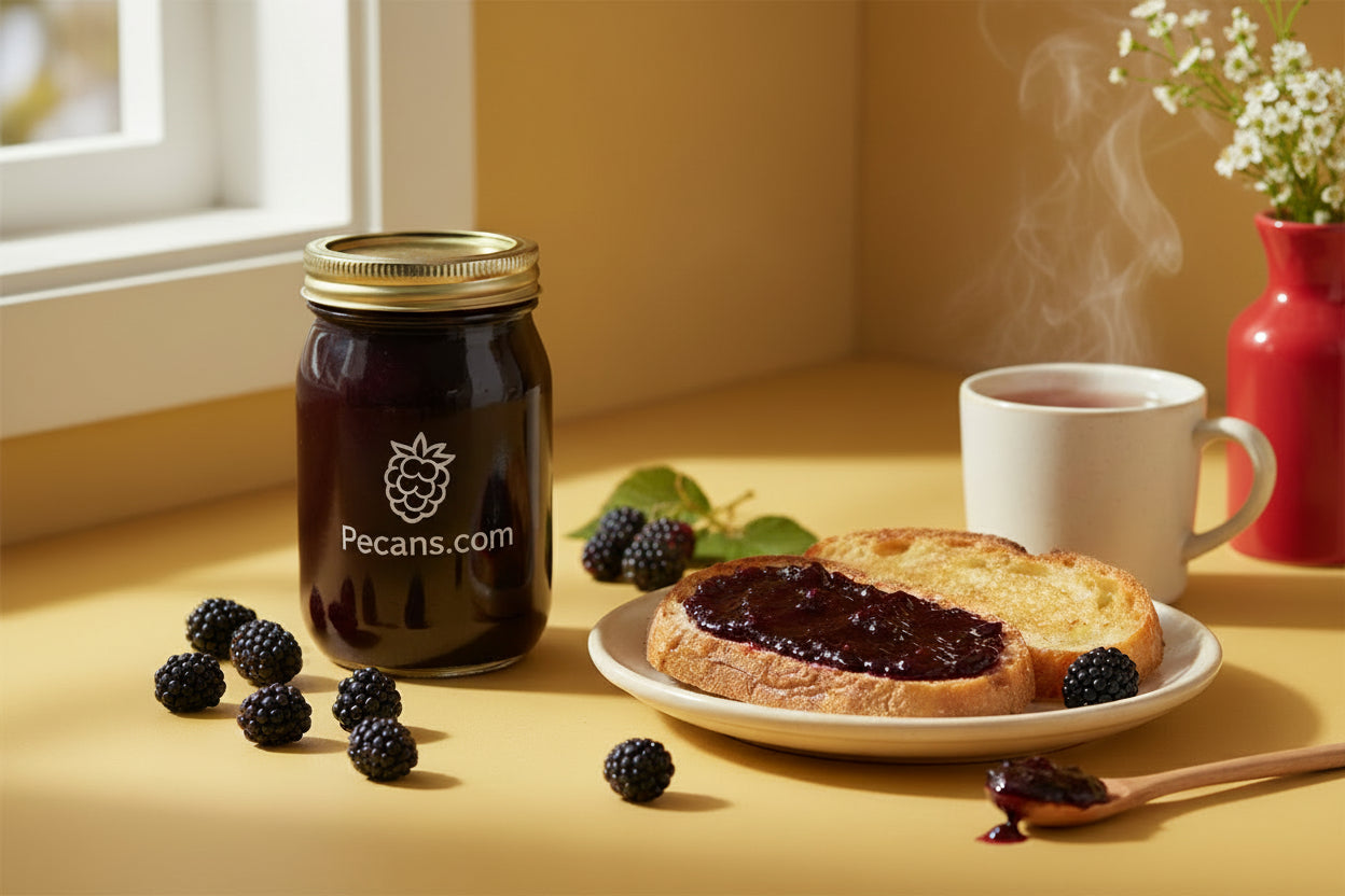 Juice Sweetened Blackberry Preserves