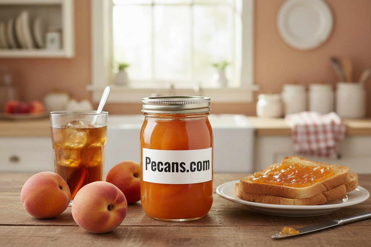 Juice Sweetened Peach Preserves
