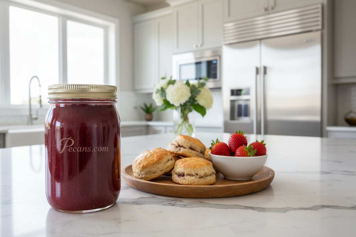 Juice Sweetened Strawberry Preserves