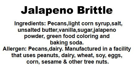 Brittle 6oz Jalapeno Pecan