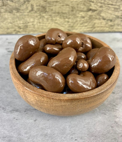 Milk and Decadent Dark chocolate cashews, Salty meets chocolatey sweetness.
