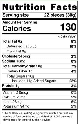 7oz Milk Chocolate Raisins