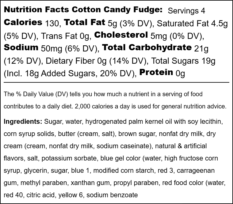 Fudge Specialty Flavors