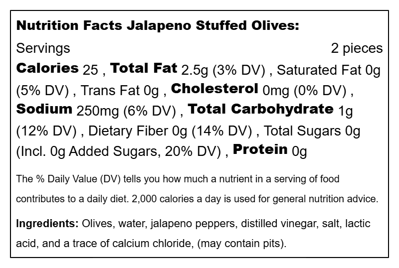 Stuffed Olives