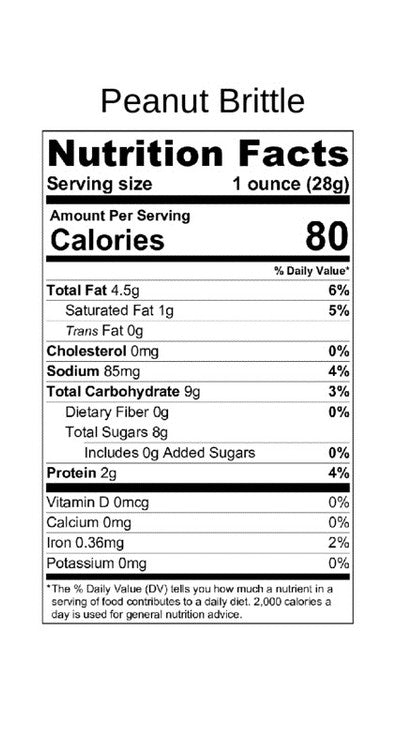 Brittle 6oz Peanut