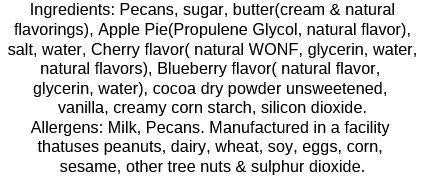 Sampler-Sweetie Pie 1lb