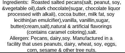 7oz Dark Chocolate Amaretto Pecans