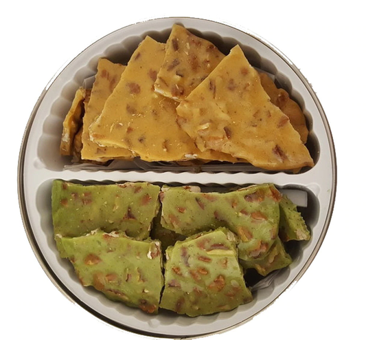 Brittle Half Pecan & Half Jalapeno Pecan 1/2lb Tin