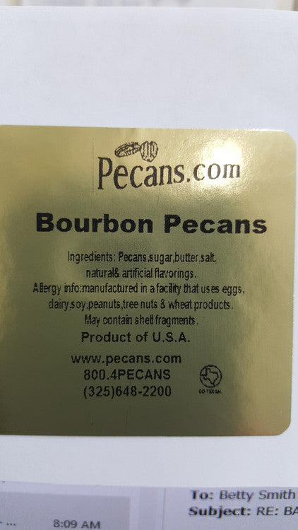 Bourbon Frosted Pecans