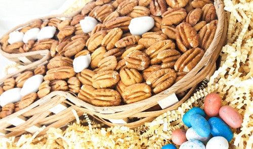 Bunny Pecan Halves Basket