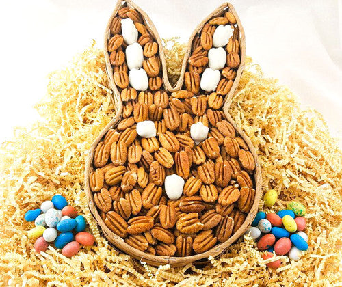 Bunny Pecan Halves Basket