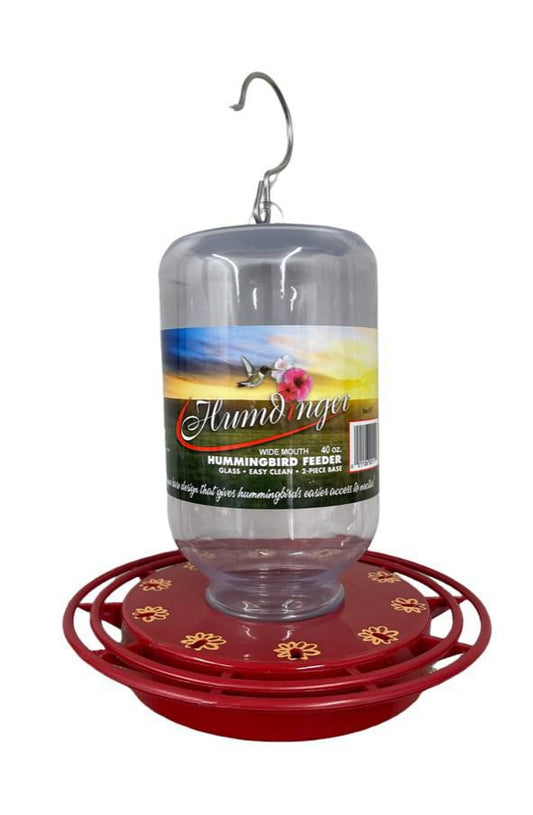 Hummingbird Feeder (Wide Mouth Plastic) 40 oz