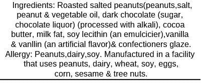 7oz Dark Chocolate Panned Peanuts
