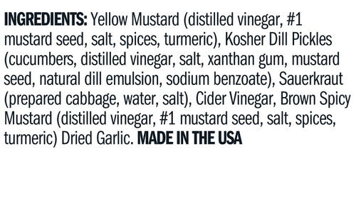 Mustard Garlic Kraut 8.5oz