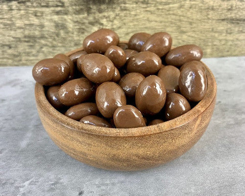 Milk and dark chocolate panned peanuts