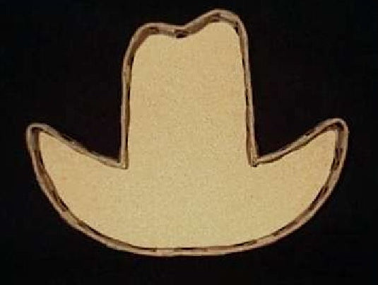 Wicker Basket in shape of a cowboy hat