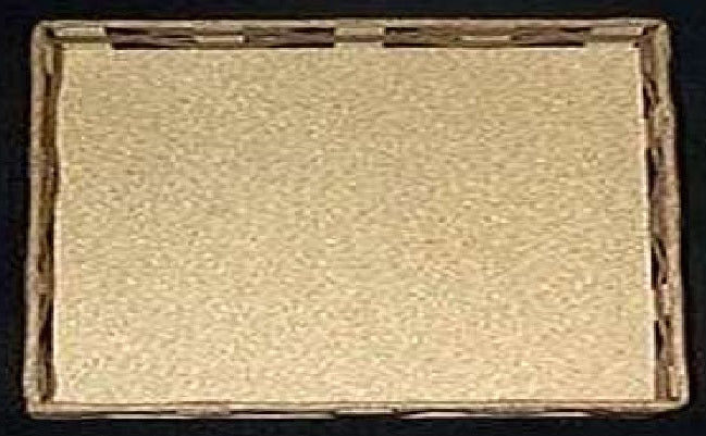 Wicker basket tray 10x15