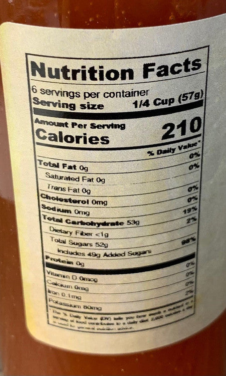 Peach Syrup