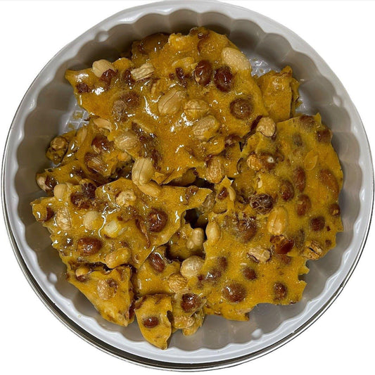 1lb Peanut Brittle Tin