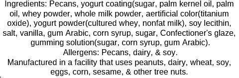 7oz Yogurt Covered Pecans