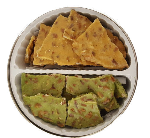 Brittle 1lb Tin-Half Pecan & Half Jalapeno Pecan