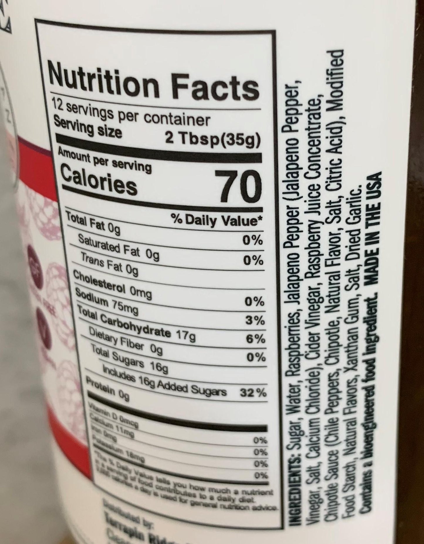 Sauce Chipotle Raspberry 15oz