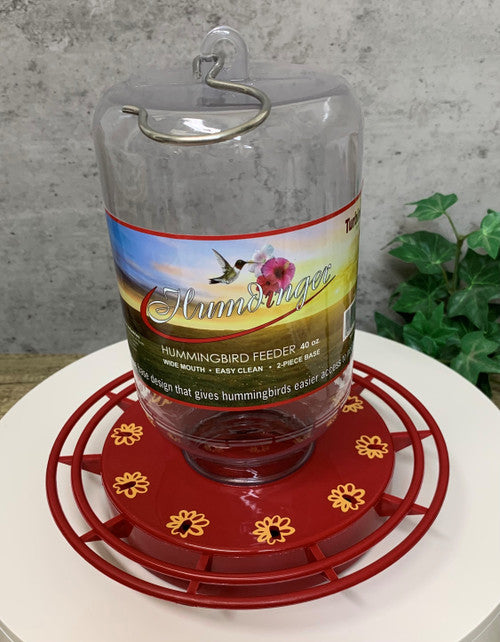 Hummingbird Feeder (Wide Mouth Plastic) 40 oz