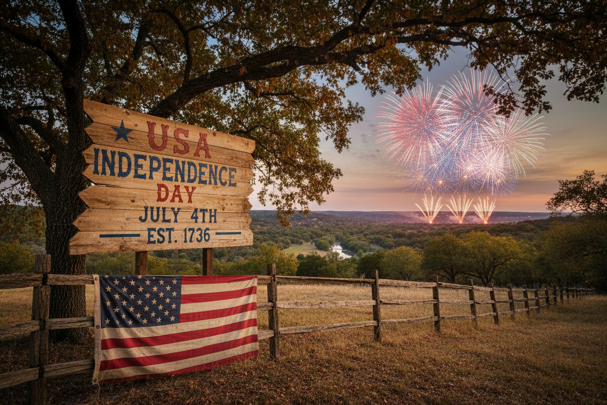 4th of July USA Banner