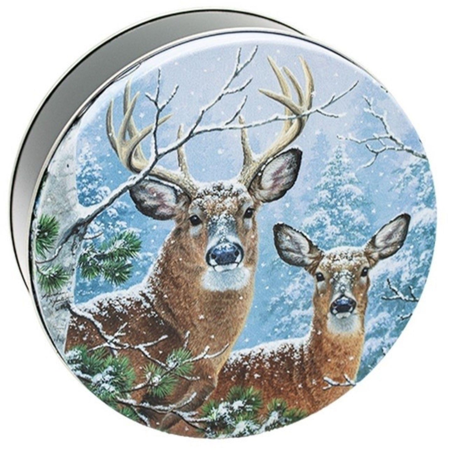 1lb Round Tin Container (ASSORTED)