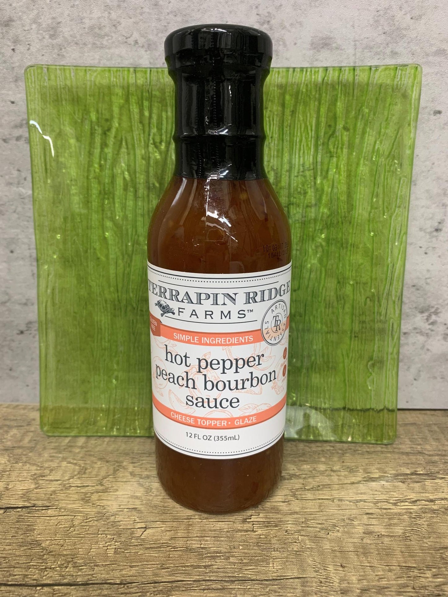 Sauce Hot Pepper Peach Bourbon 12oz