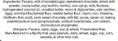 Caramel Pecan Brownie 3 Options