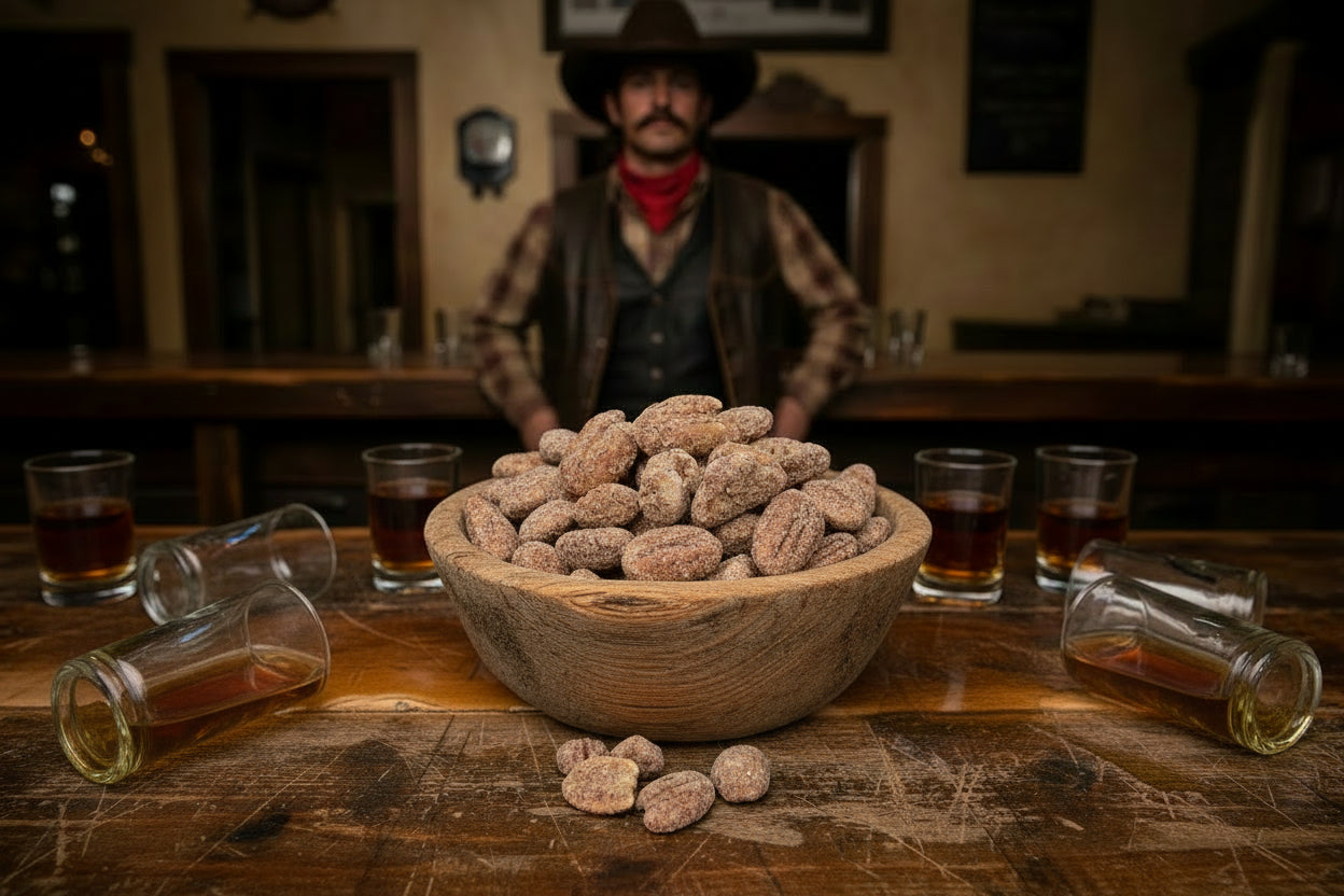Amaretto Frosted Pecans