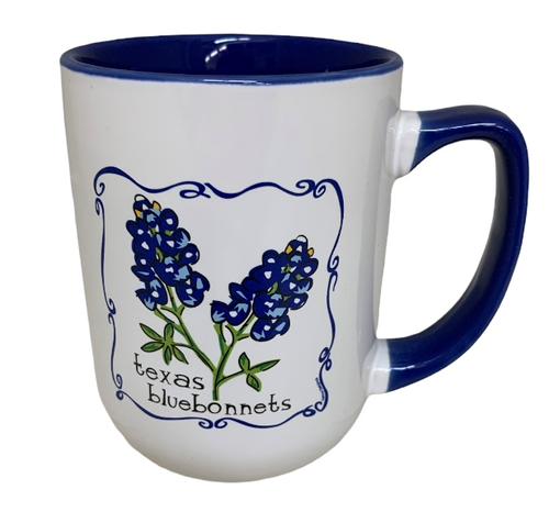 Mug Bluebonnet with Blue Handle
