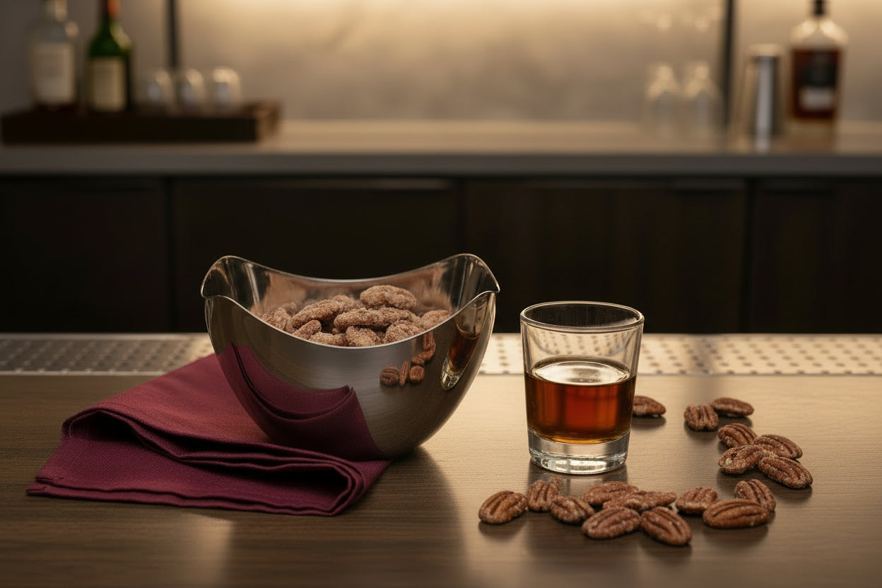 Bourbon Frosted Pecans