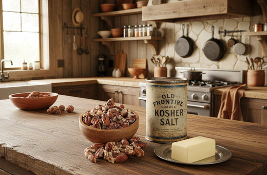 Roasted Salted Pecans in a 25lb box.   Each box toasted when you order. Pecans.com offers bulk for your wholesale needs.