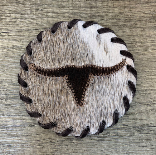 Rustic Leather Coasters