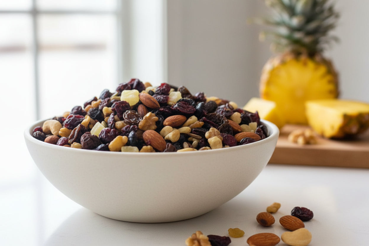 Cran slam snack mix, the healthy trail mix