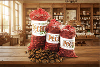 Fresh In Shell Pecans 3lb, 5lb, or 10 lb in a red mesh bag from Pecans.com