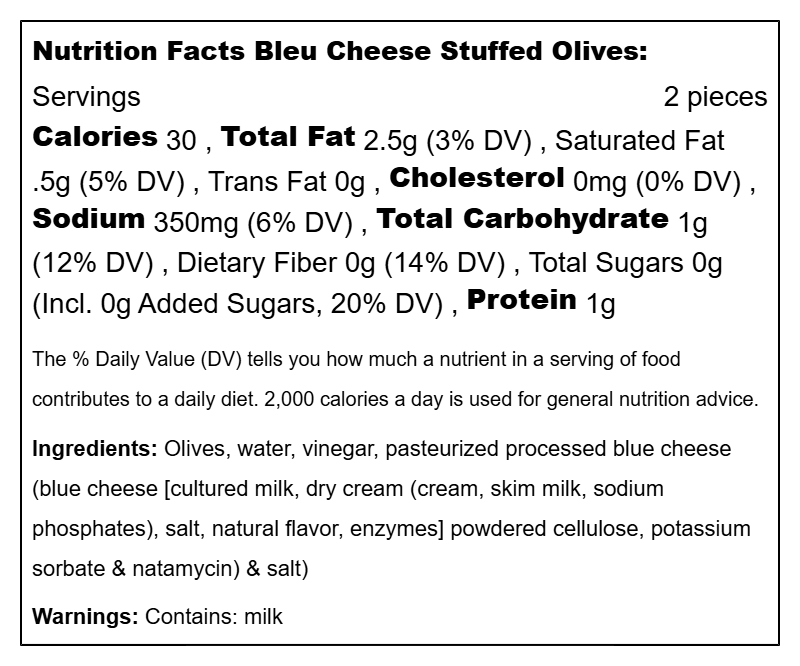 Stuffed Olives