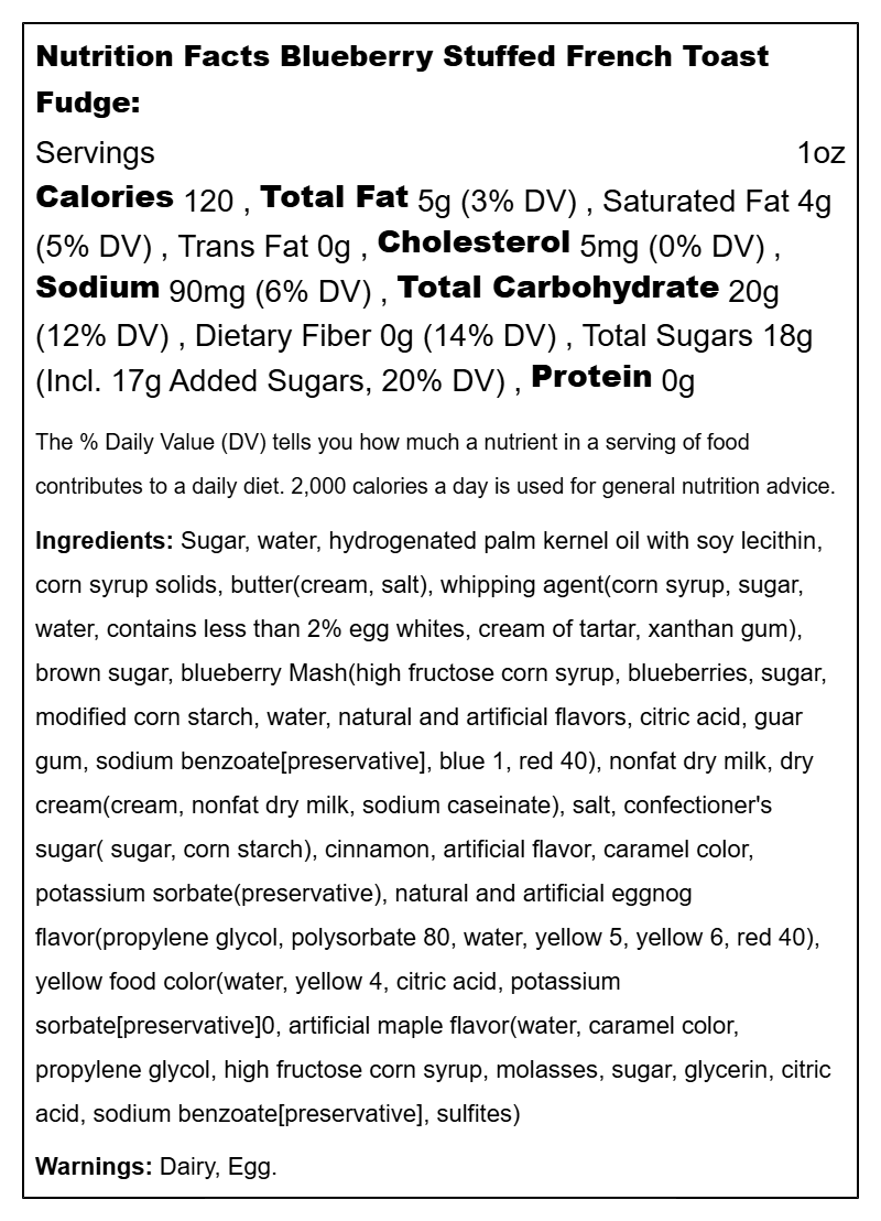 Fudge Fruity Flavors